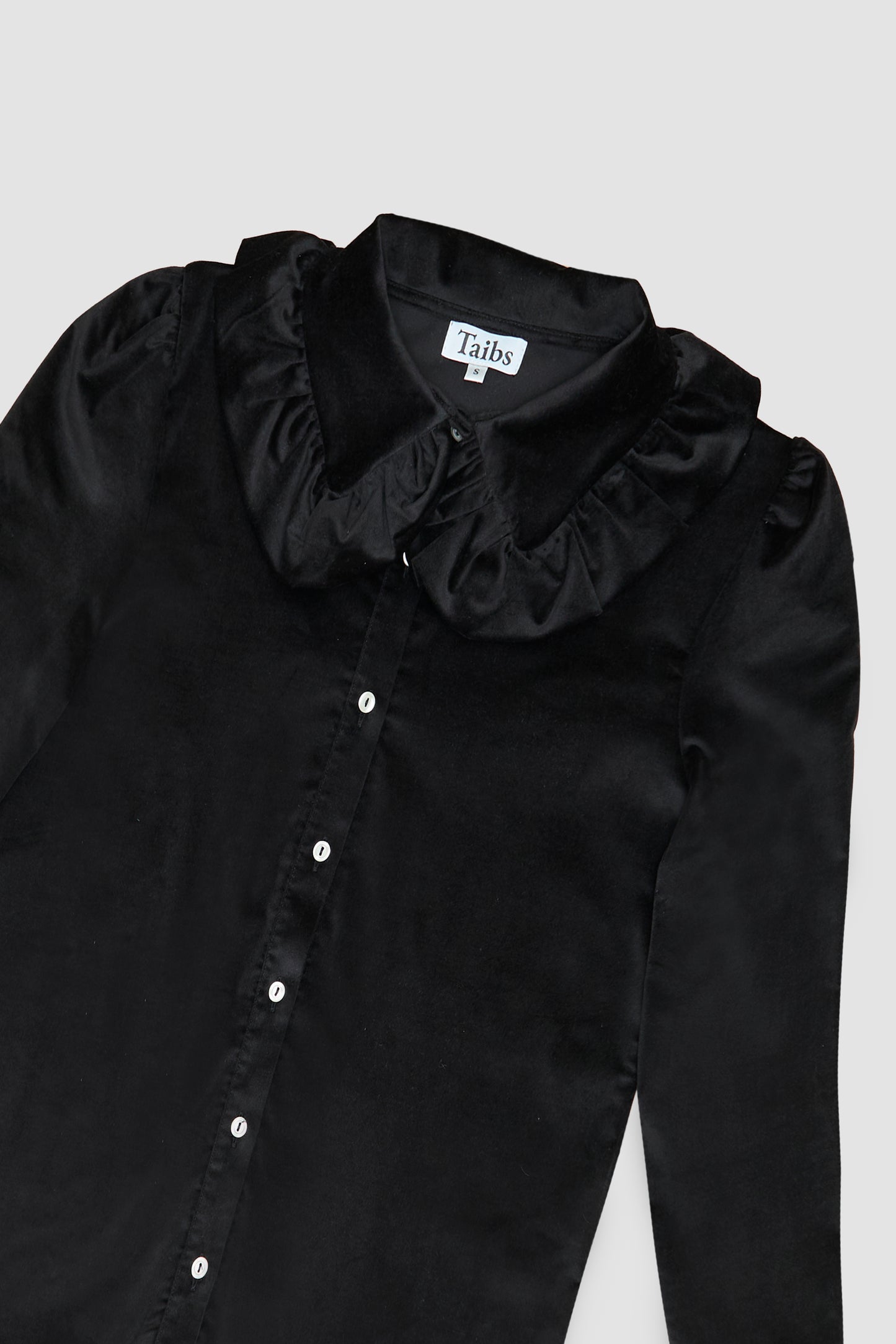 Velvet Shirt Black