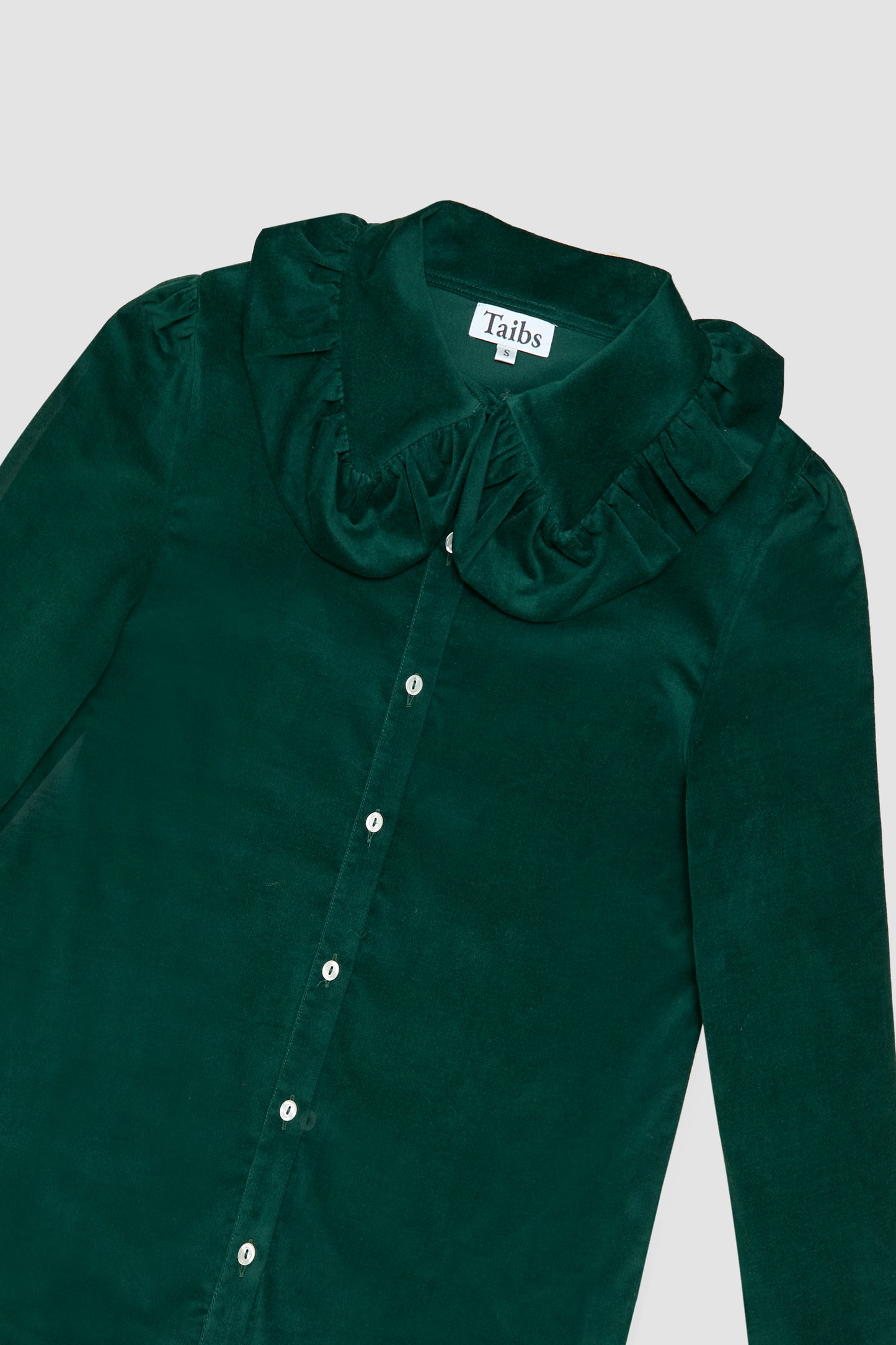 Velvet Shirt Green