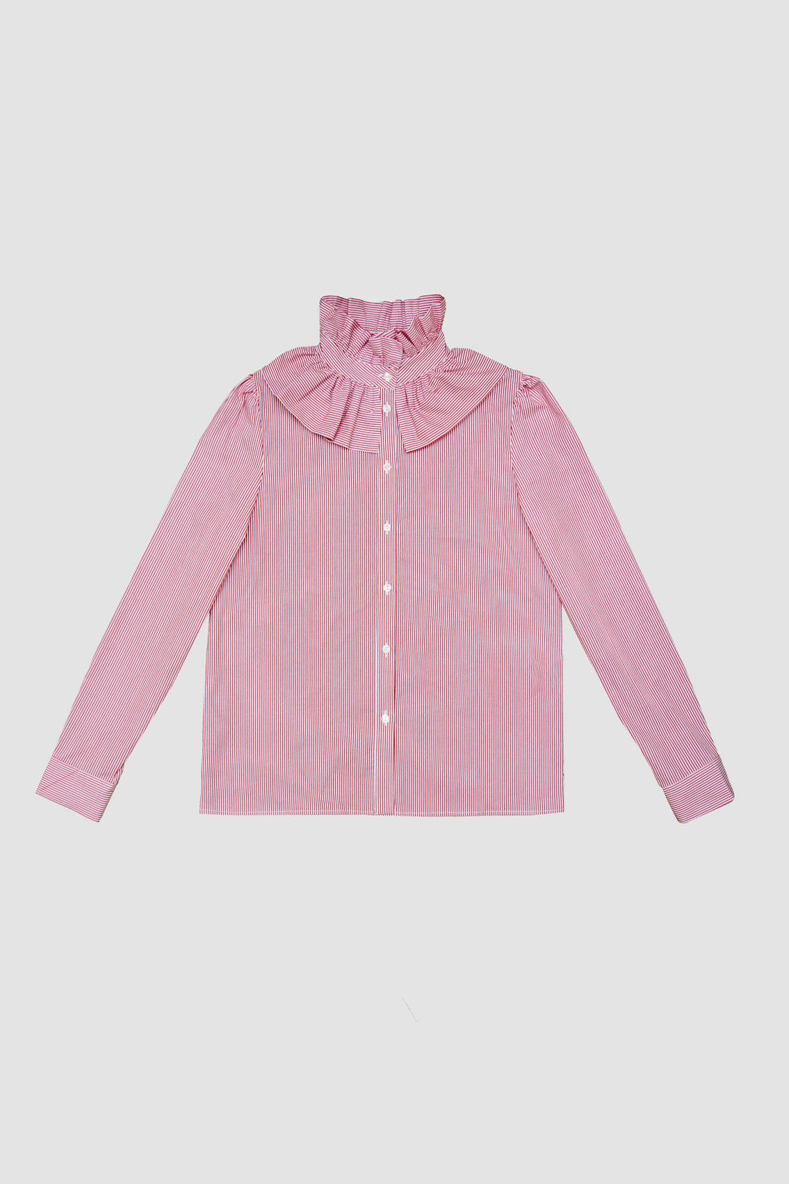Frill Shirt Red