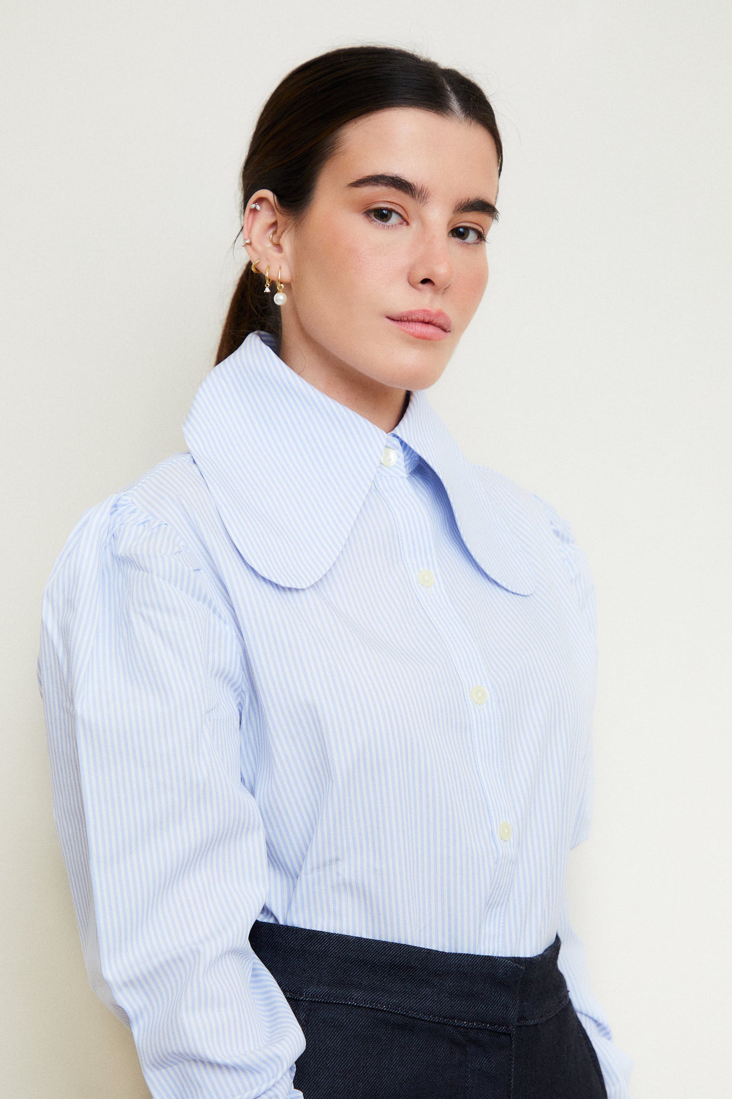 Striped Shirt Blue 01