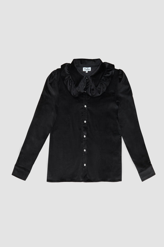 Velvet Shirt Black