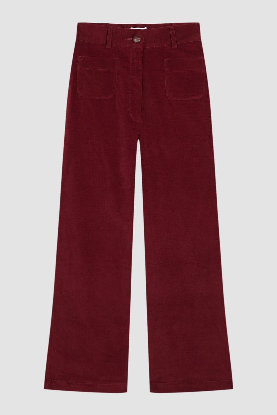 Margot Pants Velvet Burgundy