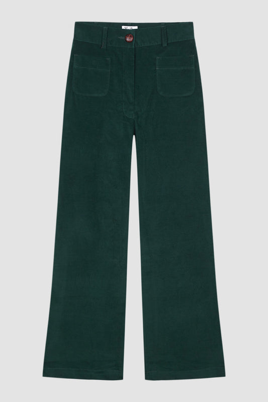 Margot Pants Velvet Green