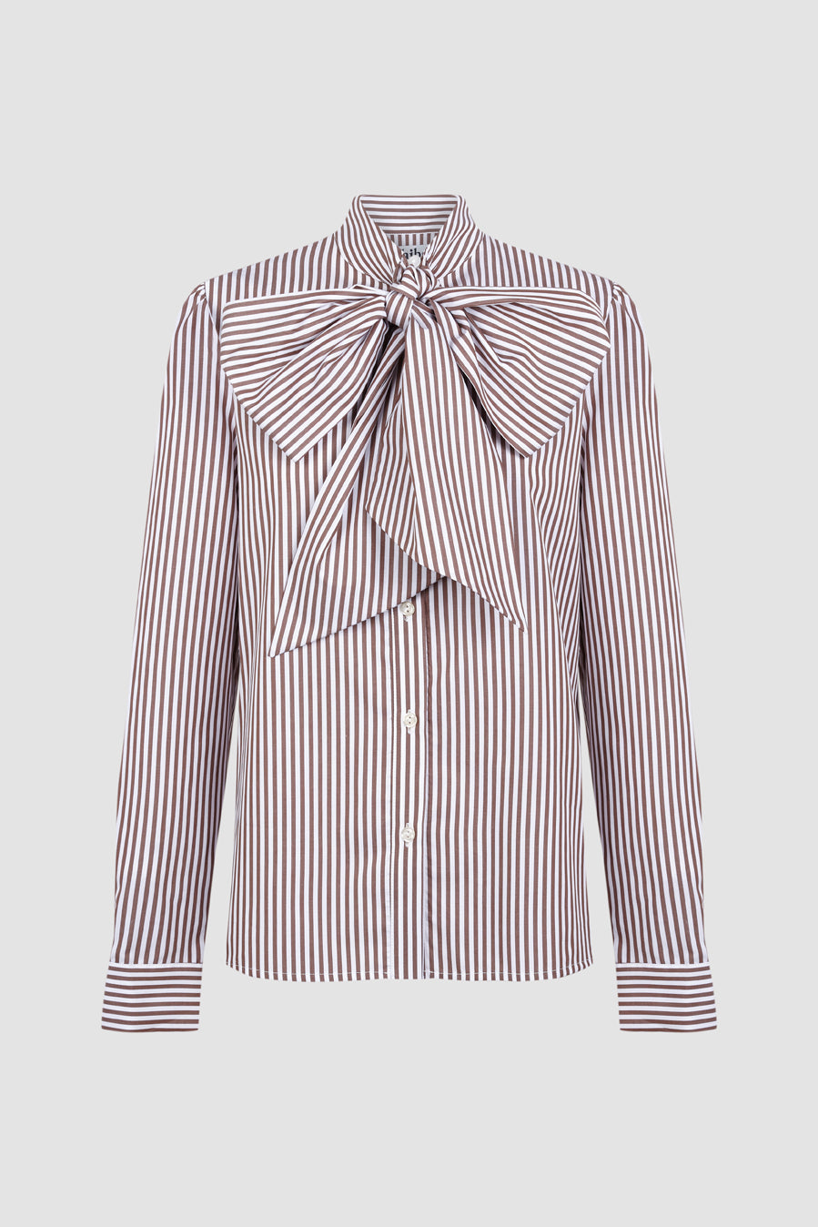 Bow Shirt Brown