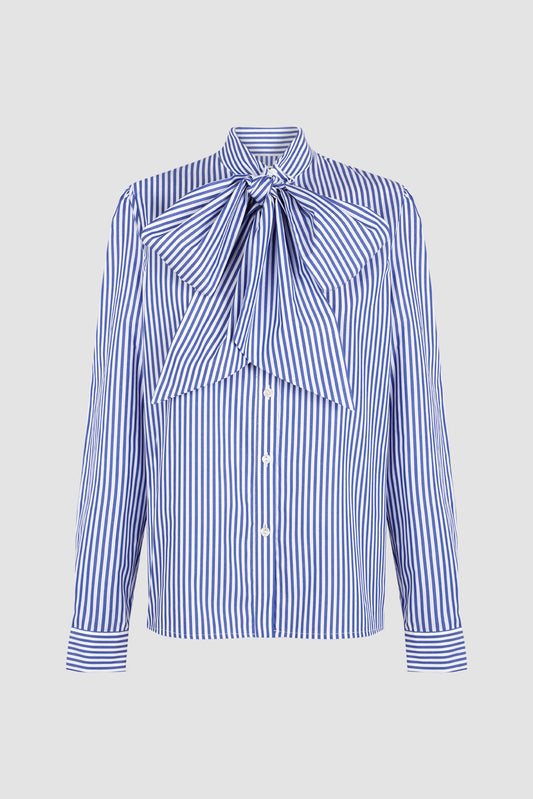 Bow Shirt Blue 02