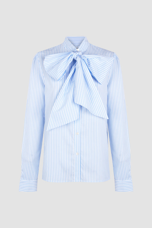 Bow Shirt Blue 01