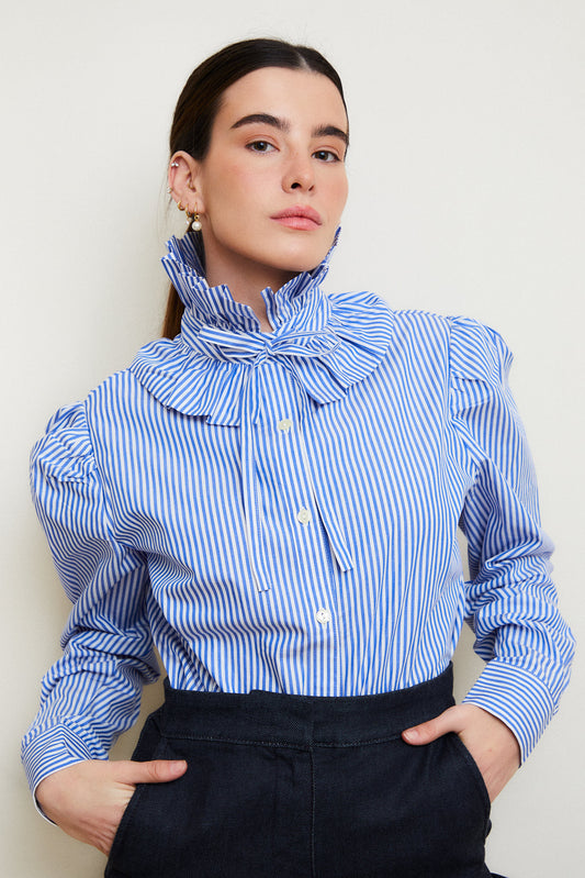 Victorian Shirt Blue 02