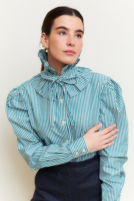 Victorian Shirt Green