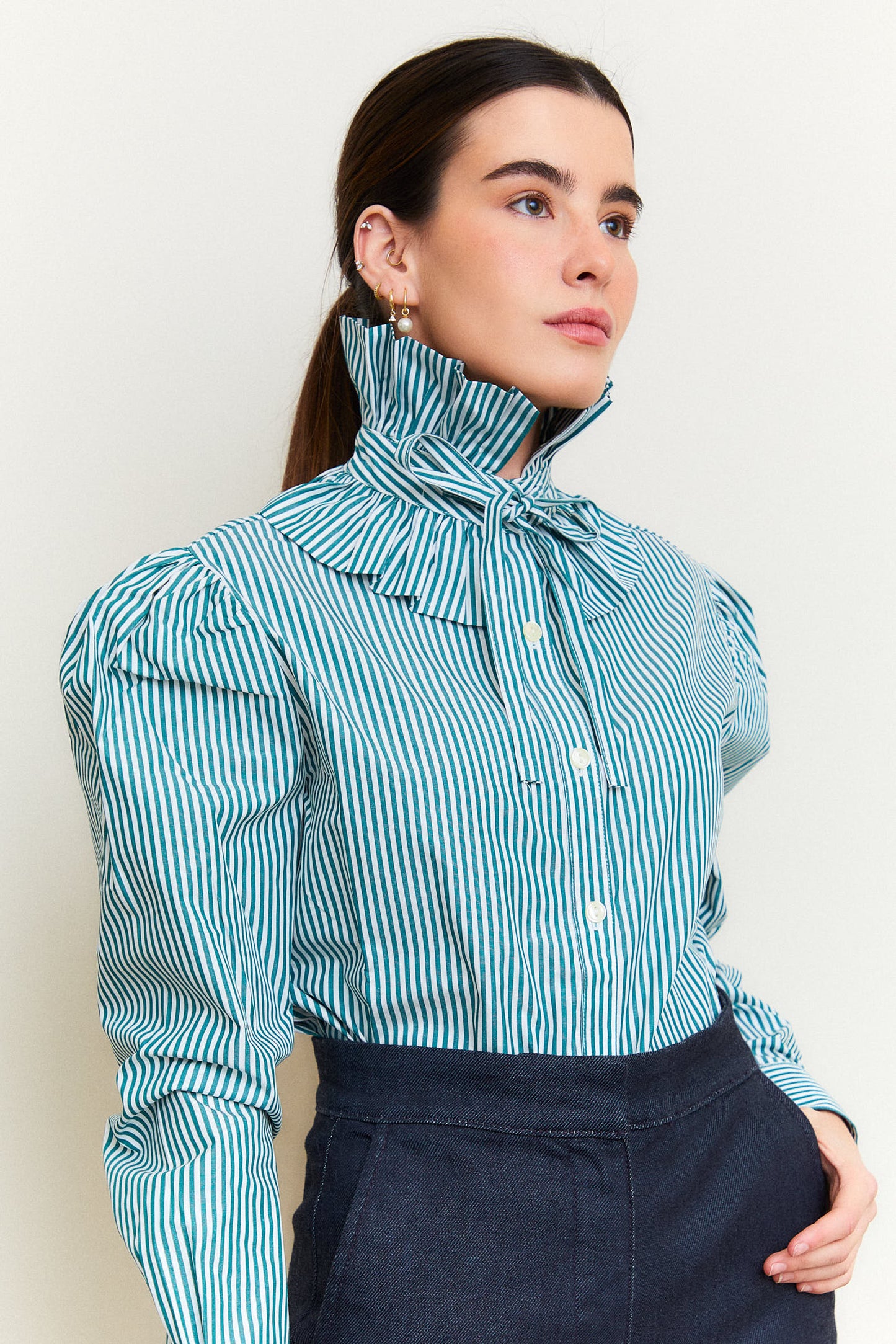 Victorian Shirt Green