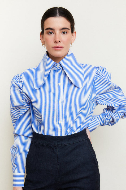 Striped Shirt Blue 02
