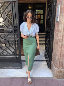V Shirt Green