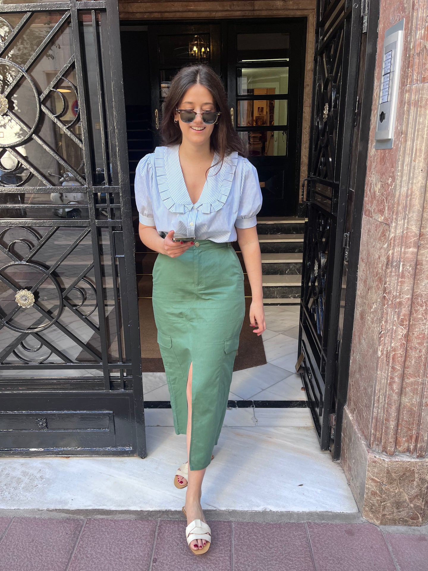 V Shirt Green