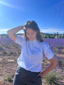 Victorian Shirt Blue - Short Sleeve