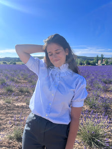 Victorian Shirt Blue - Short Sleeve