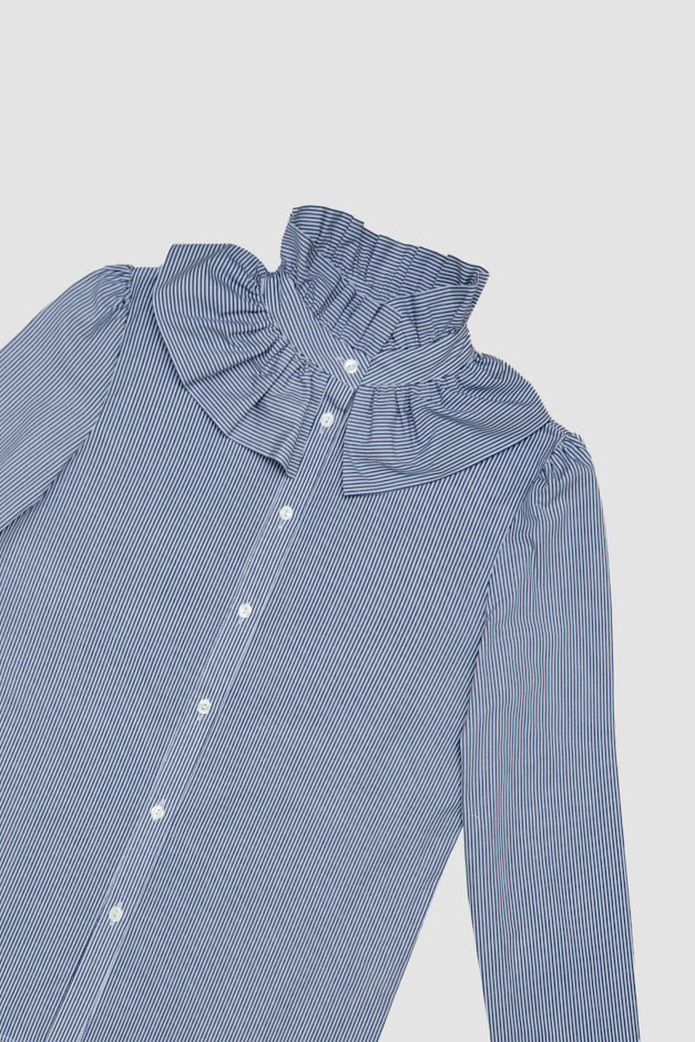 Frill Shirt Marine